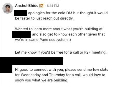 LinkedIn mutual connections example